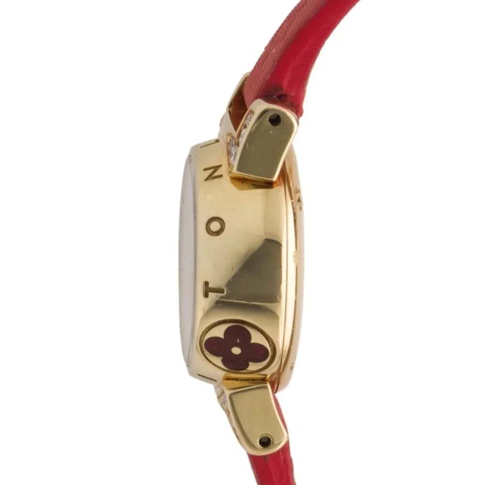 Louis Vuitton Red Tambour Bijou Watch - Picture 4 of 4